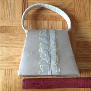Pastel blue structured purse - New